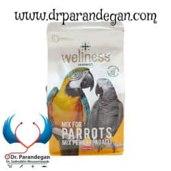 غذای کاسکو و آرا سوپرپرمیوم ولنس پادوان (Wellness Parrots)، سایت دکتر پرندگان