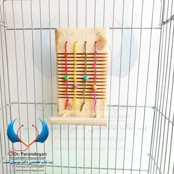 اسباب بازی پرنده - تخته آونگ چوبی، پت شاپ آنلاین پرندگان زینتی دکتر پرندگان