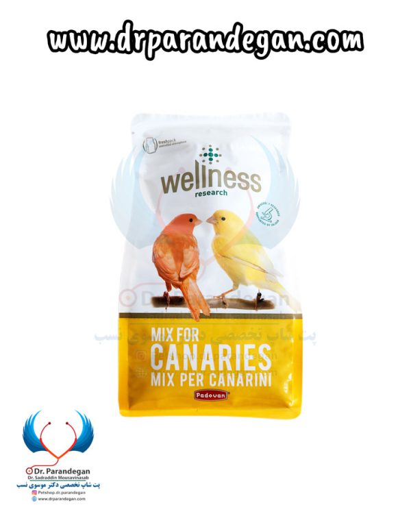 غذای قناری سوپر پرمیوم ولنس پادوان (Wellness Canaries) - پت شاپ پرندگان زینتی دکتر موسوی نسب